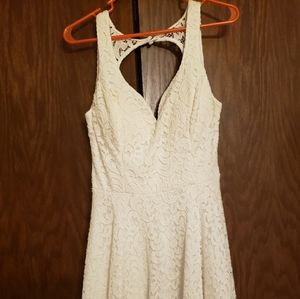 White lace B. Smart dress